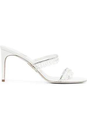 RENE CAOVILLA 85mm crystal-strap sandals