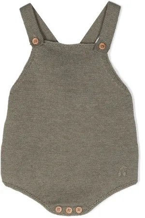 BONPOINT Knit cross-strap playsuit