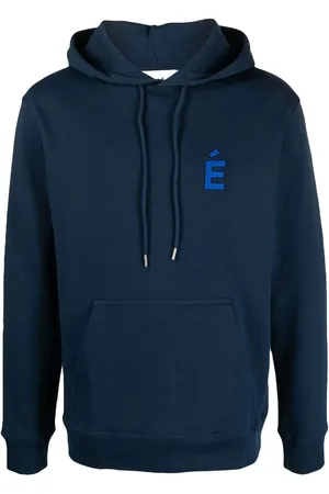 Etudes Logo-patch organic cotton hoodie