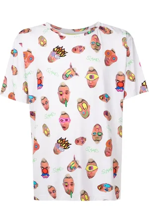AMIR SLAMA Graphic-print cotton T-shirt