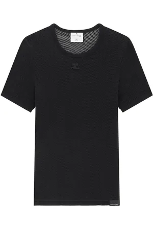 Courrèges Mesh crew-neck T-shirt