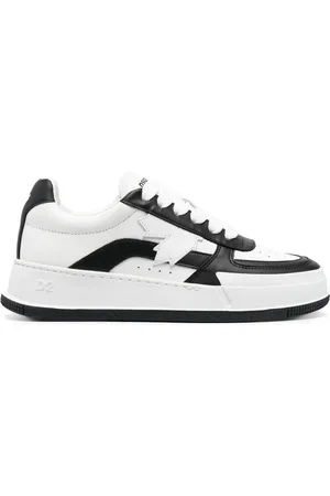 Dsquared2 Maple leaf leather sneakers