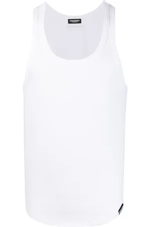 Dsquared2 Ribbed cotton tank top