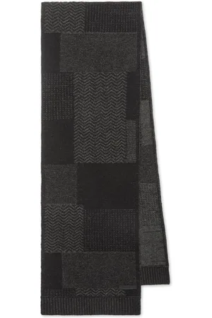 BILLIONAIRE Miehet Huivit - Patchwork jacquard-knit scarf