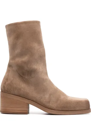 MARSÈLL Block-heel suede ankle boots