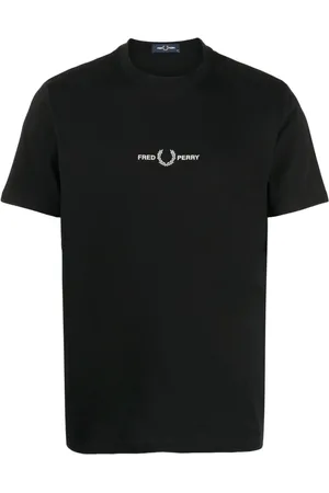 Fred Perry Logo-embroidery cotton T-shirt