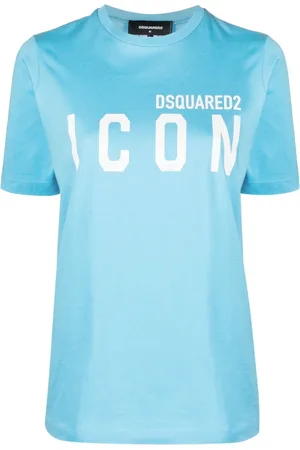 Dsquared2 Naiset T-paidat - Icon logo-print T-shirt