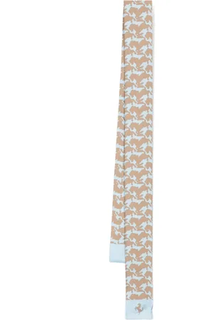 FERRARI Huivit - Graphic-print silk scarf