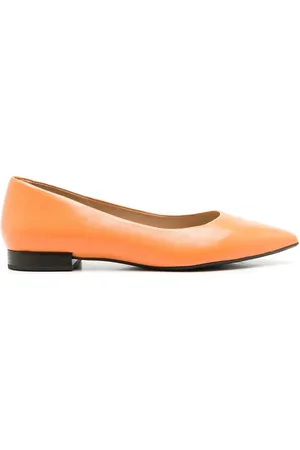 Sarah Chofakian Francesca leather ballerina shoes