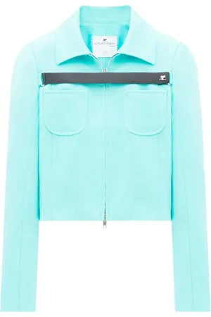 Courrèges Logo-embellished twill strap jacket