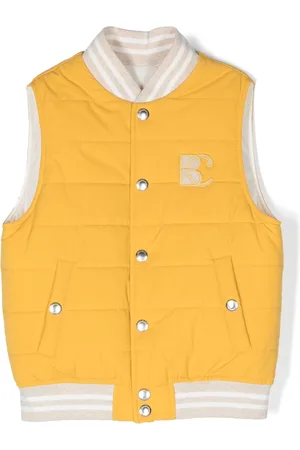 Brunello Cucinelli Liivit - Chest logo-patch padded vest