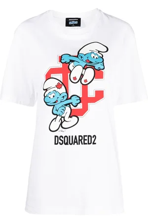 Dsquared2 Naiset T-paidat - Logo-print organic cotton T-shirt