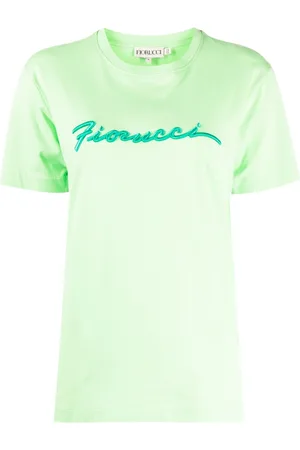 Fiorucci Naiset T-paidat - Embroidered-logo T-shirt