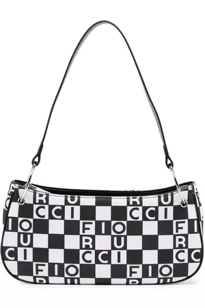 Fiorucci Naiset Ostoskassit - Checkerboard-print tote bag