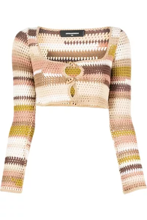 Dsquared2 Naiset Crop - Cropped crochet top