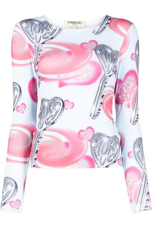 Fiorucci Naiset Topit - Love Is Key long-sleeve top