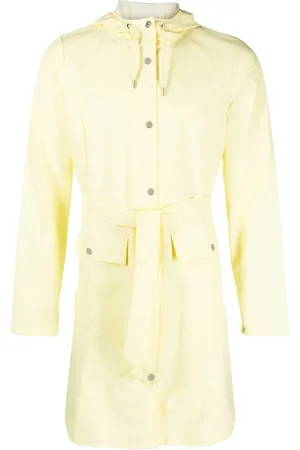 Rains Long-sleeve drawstring raincoat
