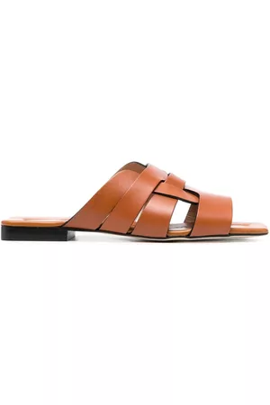 Pollini Naiset Varvassandaalit - Flat strap-detail slides