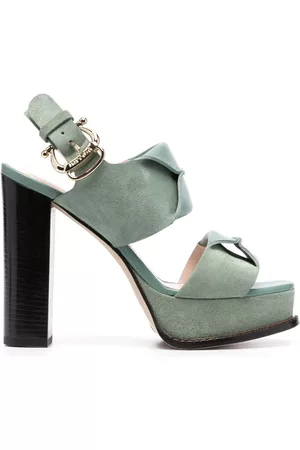 Pollini Naiset Sandaalit - 125mm open-toe leather sandals