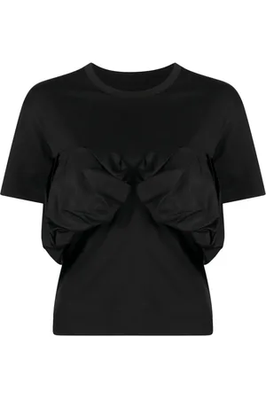 JNBY Ruffled short-sleeve T-shirt