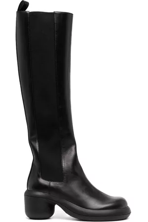 Jil Sander Naiset Ylipolvensaappaat - 70mm knee-high leather boots