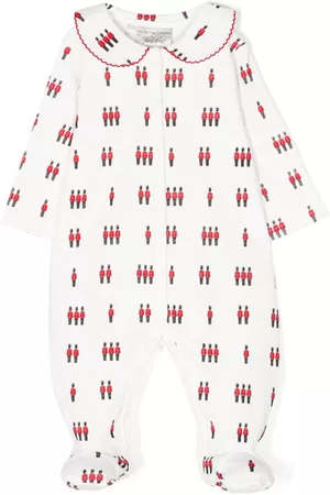 Rachel Riley Pyjamat - Graphic-print cotton babygrown