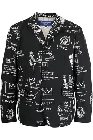 JUNYA WATANABE Miehet Bleiserit - X Basquiat graphic-print blazer