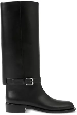 Burberry Naiset Ylipolvensaappaat - Knee-high leather boots