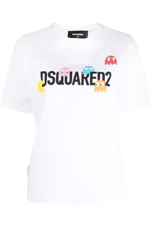 Dsquared2 Naiset T-paidat - Logo-print cotton T-shirt