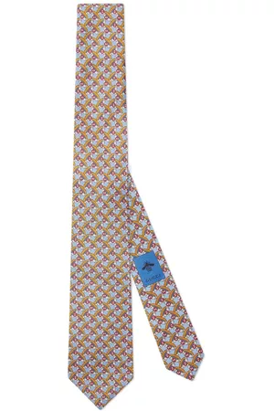 Gucci Miehet Solmiot - Interlocking G belt-print tie