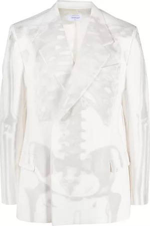 OFF-WHITE Miehet Bleiserit - X-Ray-print double-breasted blazer