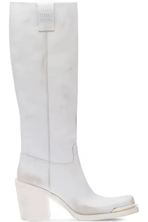 Miu Miu Naiset Ylipolvensaappaat - Knee-length leather boots