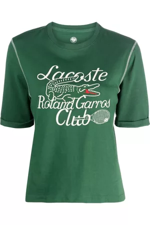 Lacoste Naiset T-paidat - Embroidered-design cotton T-shirt
