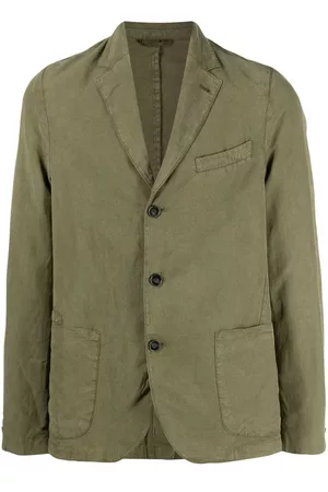 OFFICINE GENERALE Miehet Bleiserit - Long-sleeve single-breasted blazer