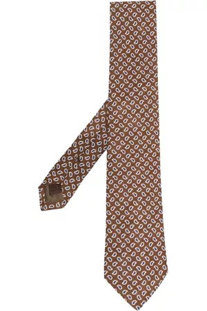 Church's Miehet Solmiot - Graphic-print linen tie