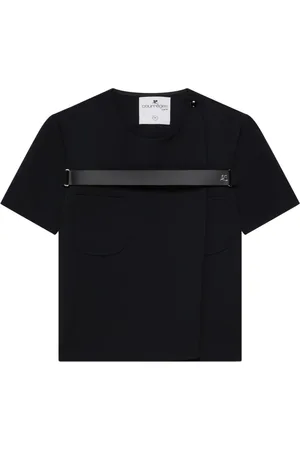 Courrèges Strap-detail T-shirt