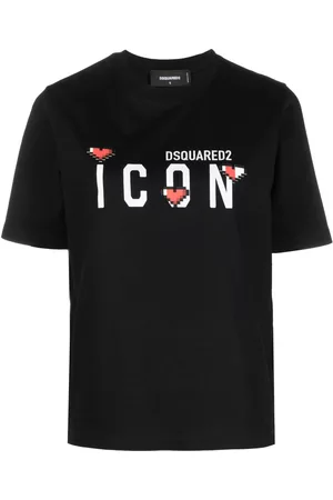 Dsquared2 Naiset T-paidat - Logo-print cotton T-shirt