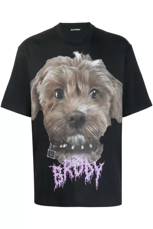 Acne Studios T-paidat - Dog-print organic cotton T-shirt