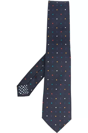 Paul Smith Miehet Solmiot - Embroidered-design silk tie