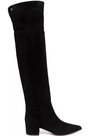 Gianvito Rossi Naiset Ylipolvensaappaat - Knee-high suede boots