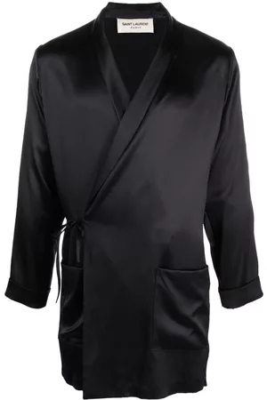 Saint Laurent Miehet Trenssit - Self-tie wrap coat