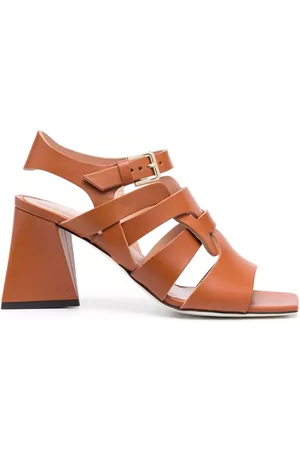 Pollini Naiset Sandaalit - Cage leather sandals