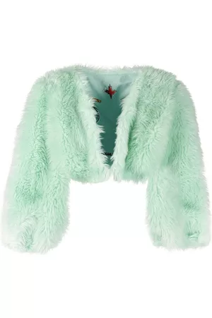 Dsquared2 Naiset Talvitakit - Faux-fur cropped jacket