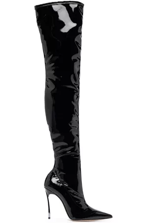 Casadei Naiset Ylipolvensaappaat - Superblade 110mm knee-length boots