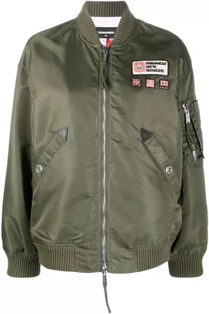 Dsquared2 Naiset Bomber - Patch-detail bomber jacket