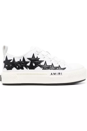 AMIRI Naiset Tennarit - Star-patch leather sneakers