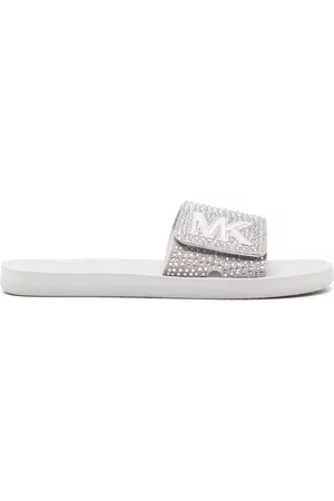 Michael Kors Naiset Sandaalit - Logo-embossed crystal-embellished sandals