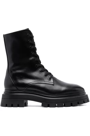 Stuart Weitzman Naiset Nauhalliset saappaat - Leather lace-up boots