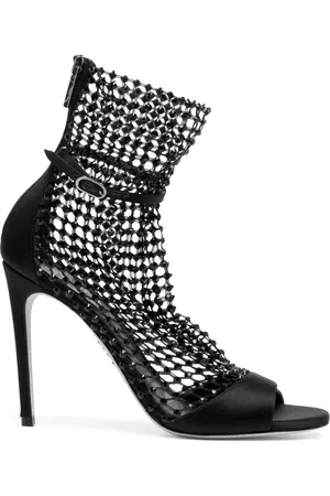 RENE CAOVILLA Galaxia 100mm crystal-embellished sandals