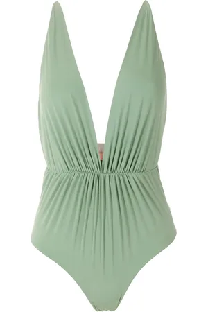 CLUBE BOSSA Clavert plunging neck one-piece